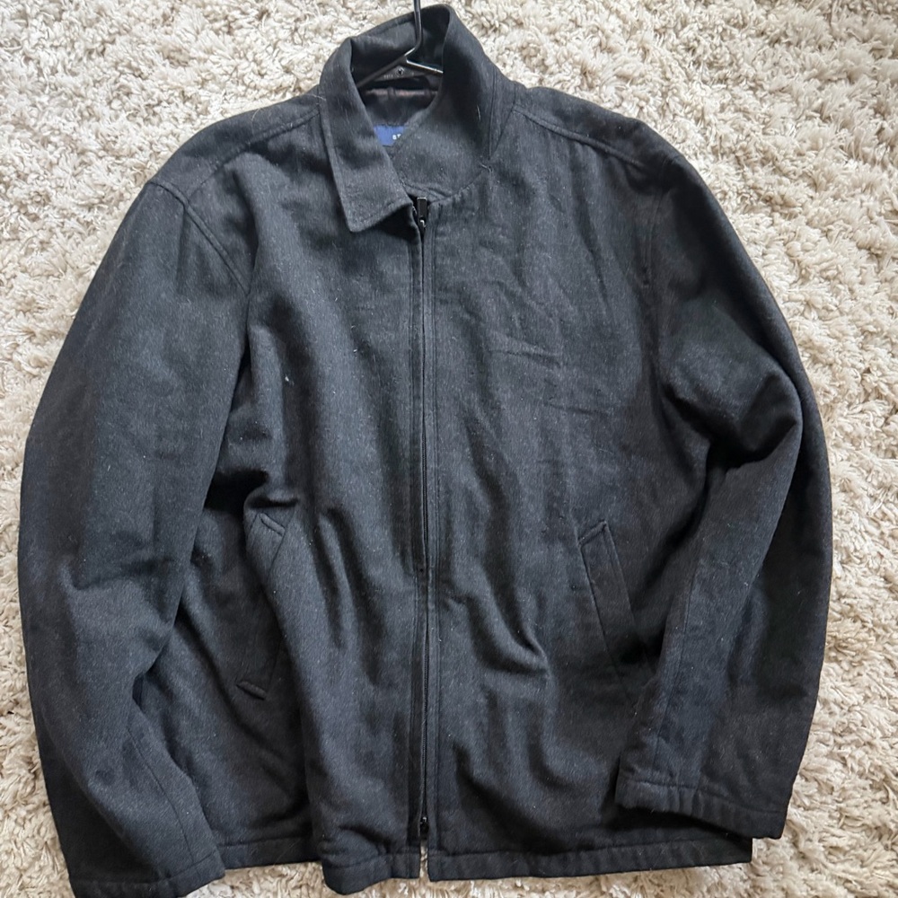 Men's Classic Black Shirt Winter Fall Durable Jacket